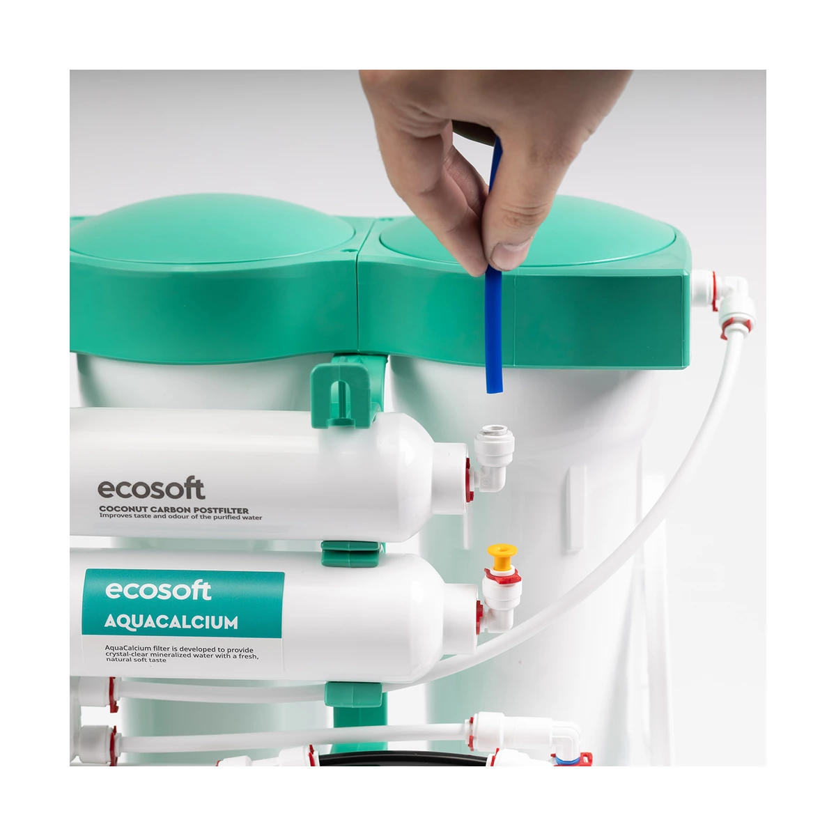 Фильтр обратного осмоса Ecosoft PURE AquaCalcium Mint с минерализацией кальцием, 6 ступеней, бак 7 л