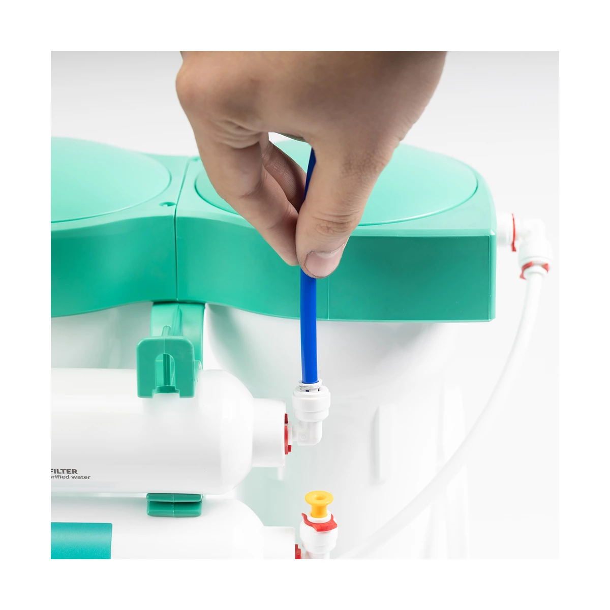 Фильтр обратного осмоса Ecosoft PURE AquaCalcium Mint с минерализацией кальцием, 6 ступеней, бак 7 л