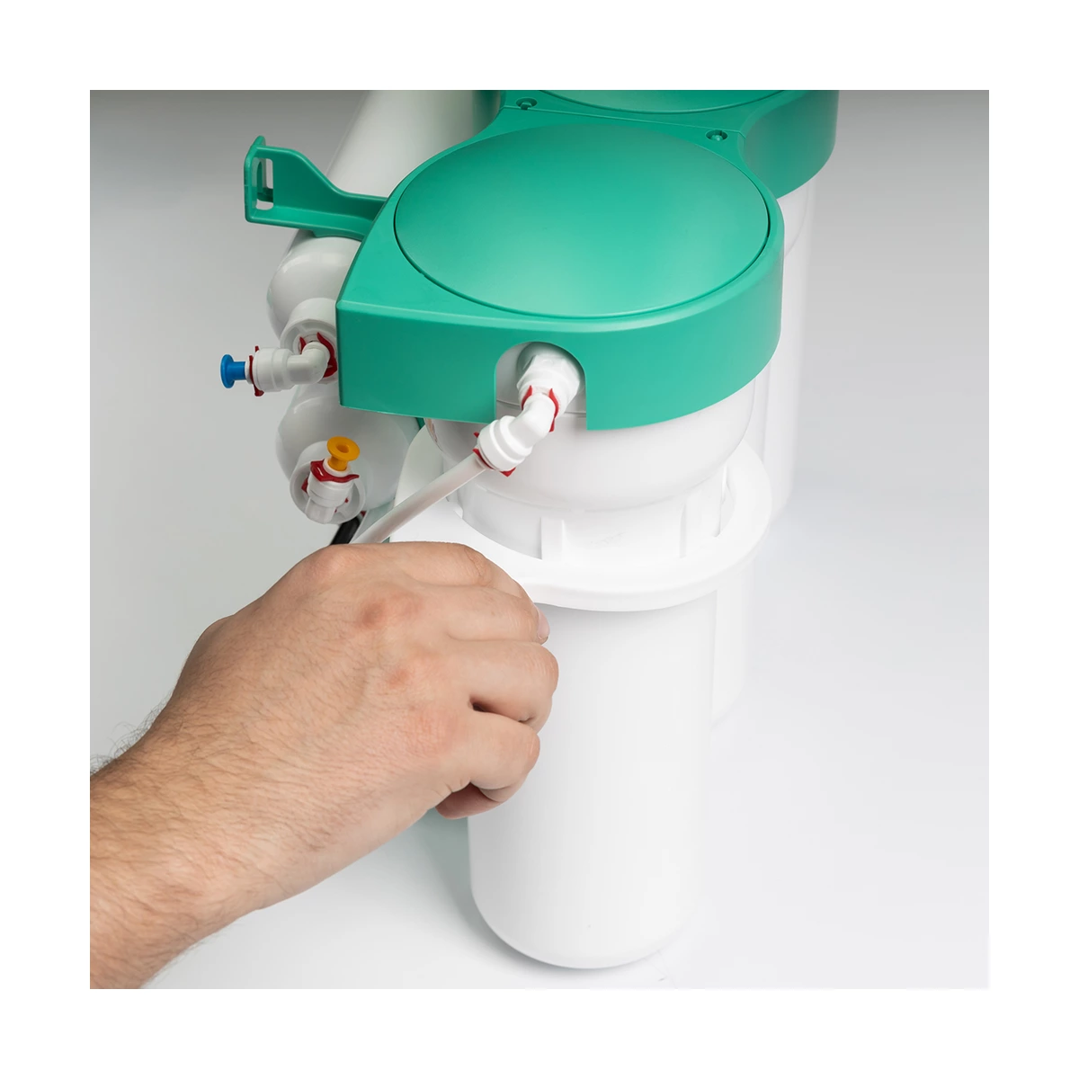Фильтр обратного осмоса Ecosoft PURE AquaCalcium Mint с минерализацией кальцием, 6 ступеней, бак 7 л