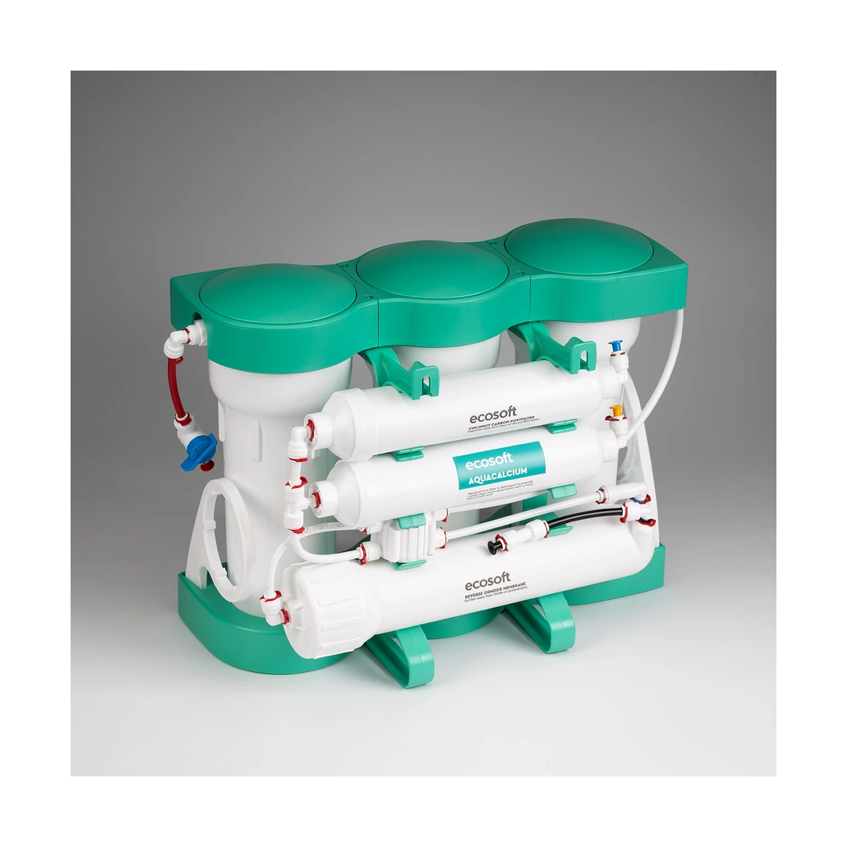 Фильтр обратного осмоса Ecosoft PURE AquaCalcium Mint с минерализацией кальцием, 6 ступеней, бак 7 л