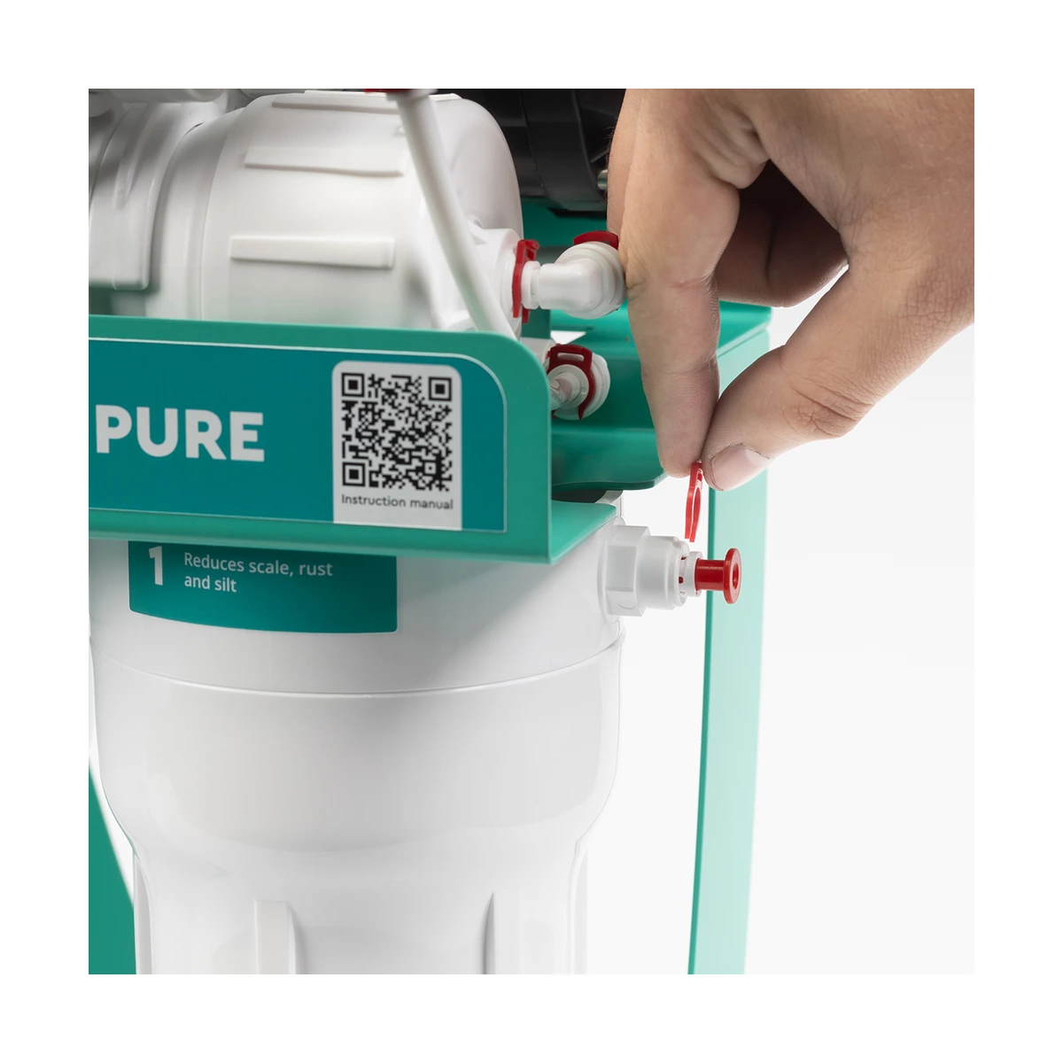 Фильтр обратного осмоса Ecosoft PURE AquaCalcium Mint с помпой на станине, кальций, от 2 бар