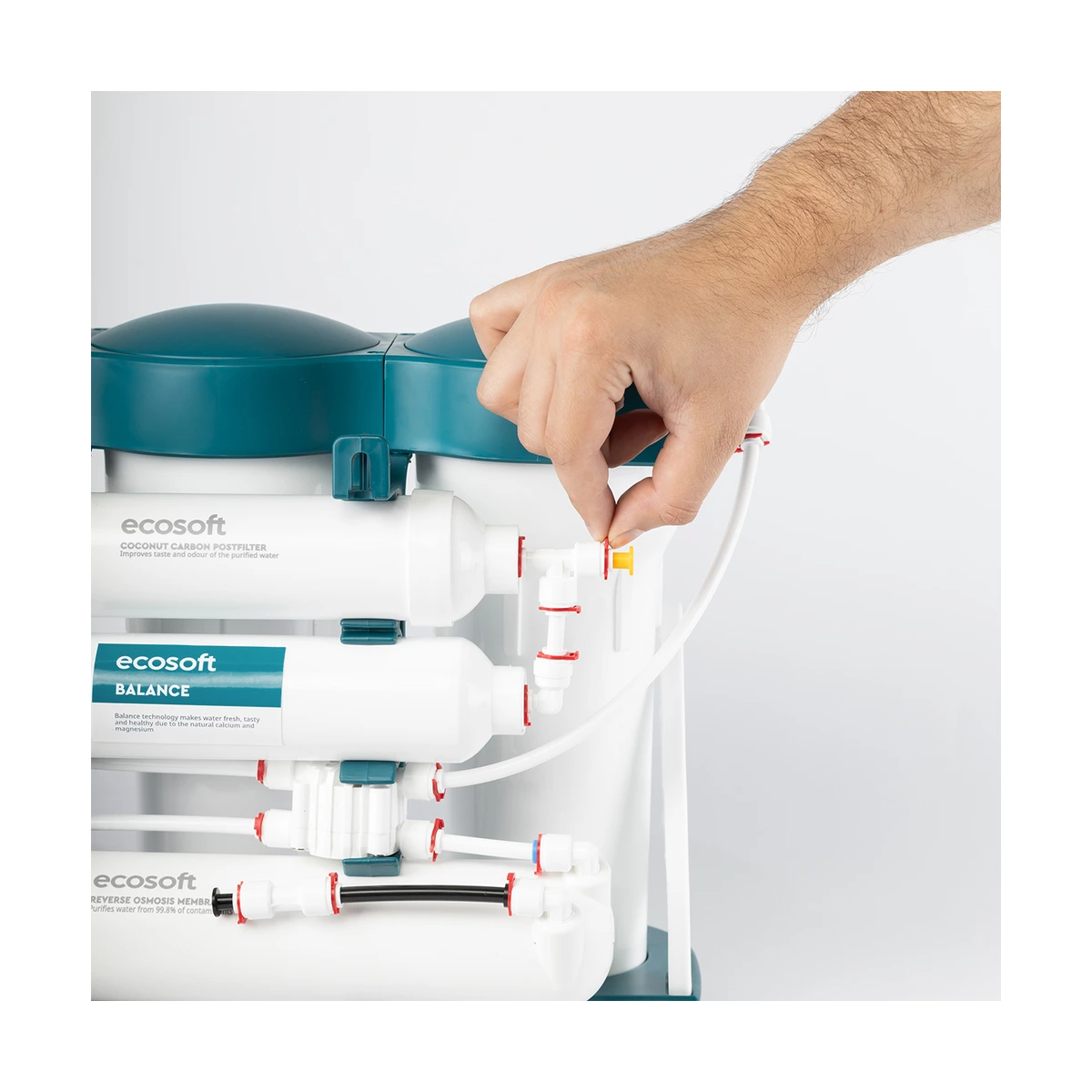 Фильтр обратного осмоса Ecosoft PURE Balance с кальцием и магнием, 6 ступеней, бак 7 л