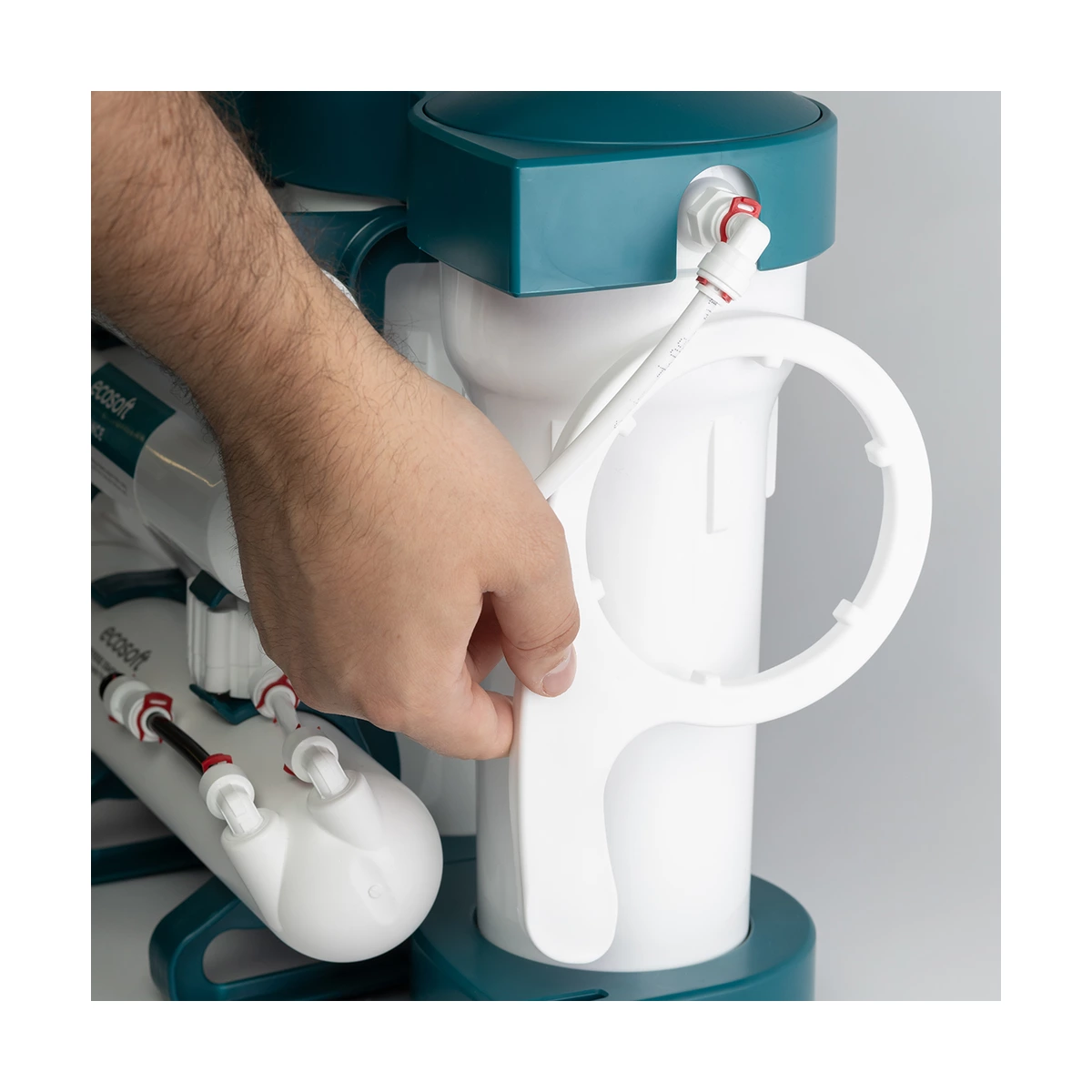 Фильтр обратного осмоса Ecosoft PURE Balance с кальцием и магнием, 6 ступеней, бак 7 л