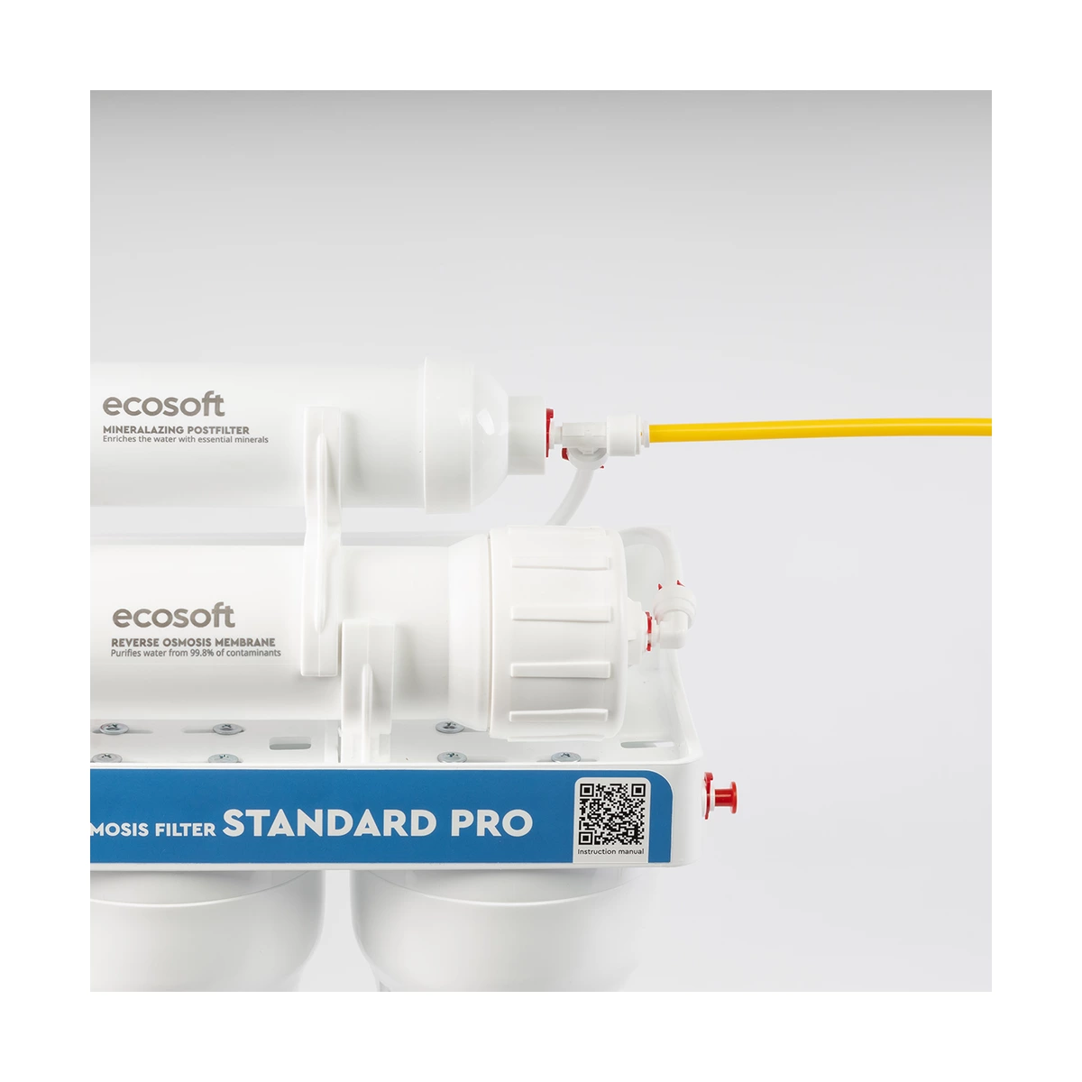 Фильтр обратного осмоса Ecosoft Standard PRO с минерализацией кальцием, 5 ступеней, бак 7 л
