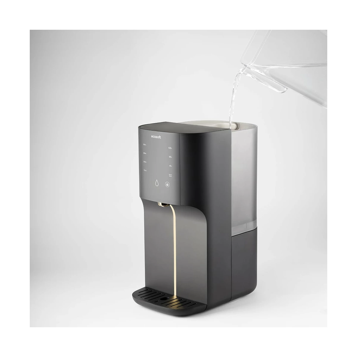 Настольный фильтр обратного осмоса Ecosoft RAY с нагревом до 100 °C и УФ, без подключения к водопроводу