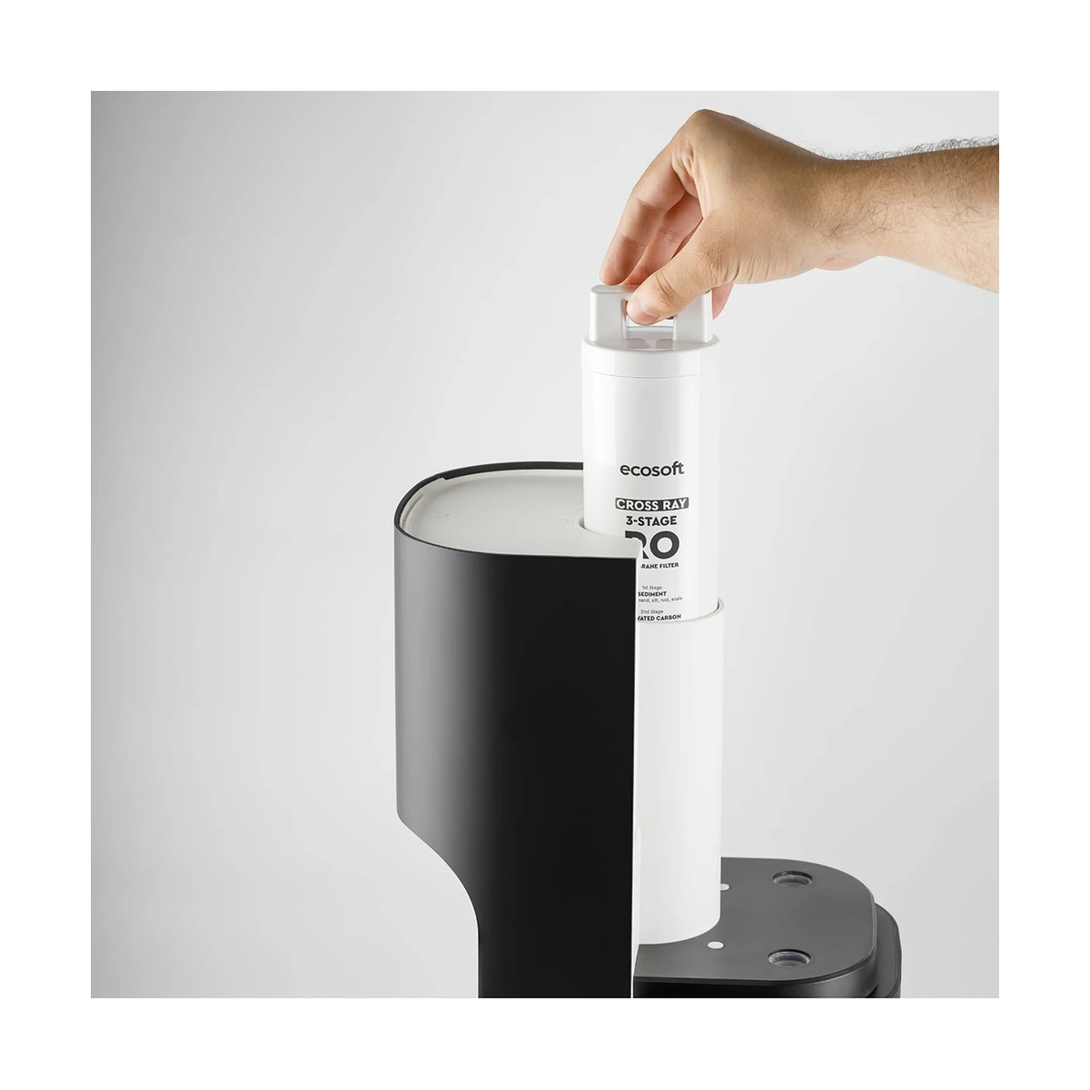 Настольный фильтр обратного осмоса Ecosoft RAY с нагревом до 100 °C и УФ, без подключения к водопроводу