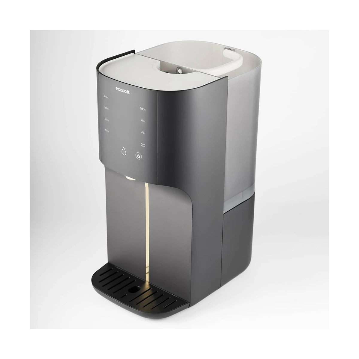 Настольный фильтр обратного осмоса Ecosoft RAY с нагревом до 100 °C и УФ, без подключения к водопроводу