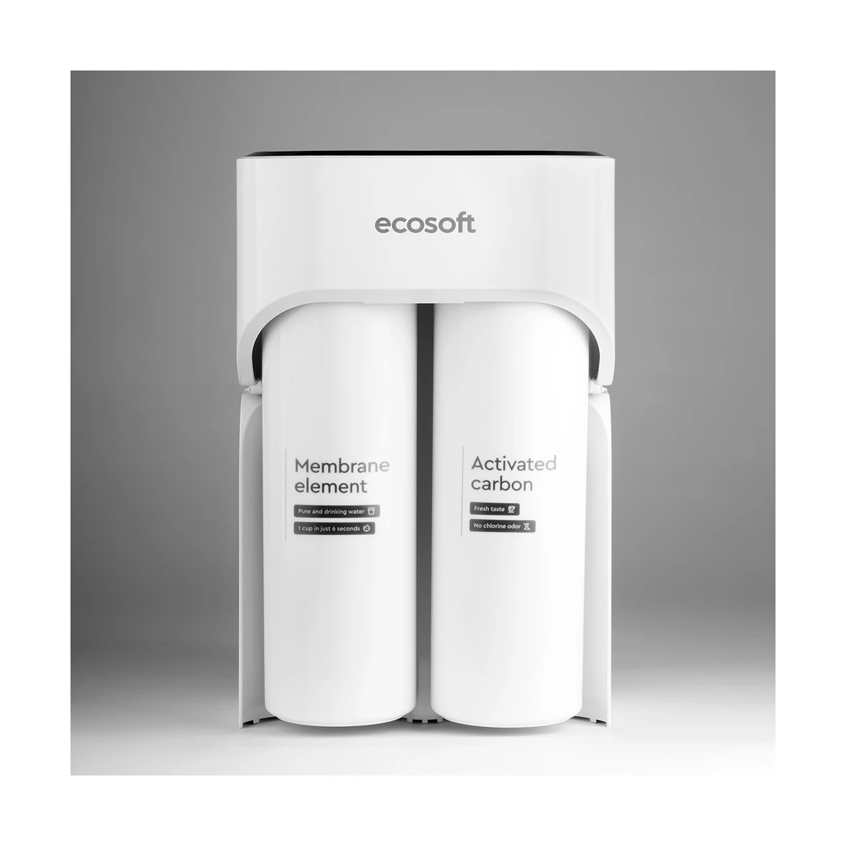 Прямоточный фильтр обратного осмоса Ecosoft CROSS Max без бака, 2 л/мин, мембрана 800 GPD