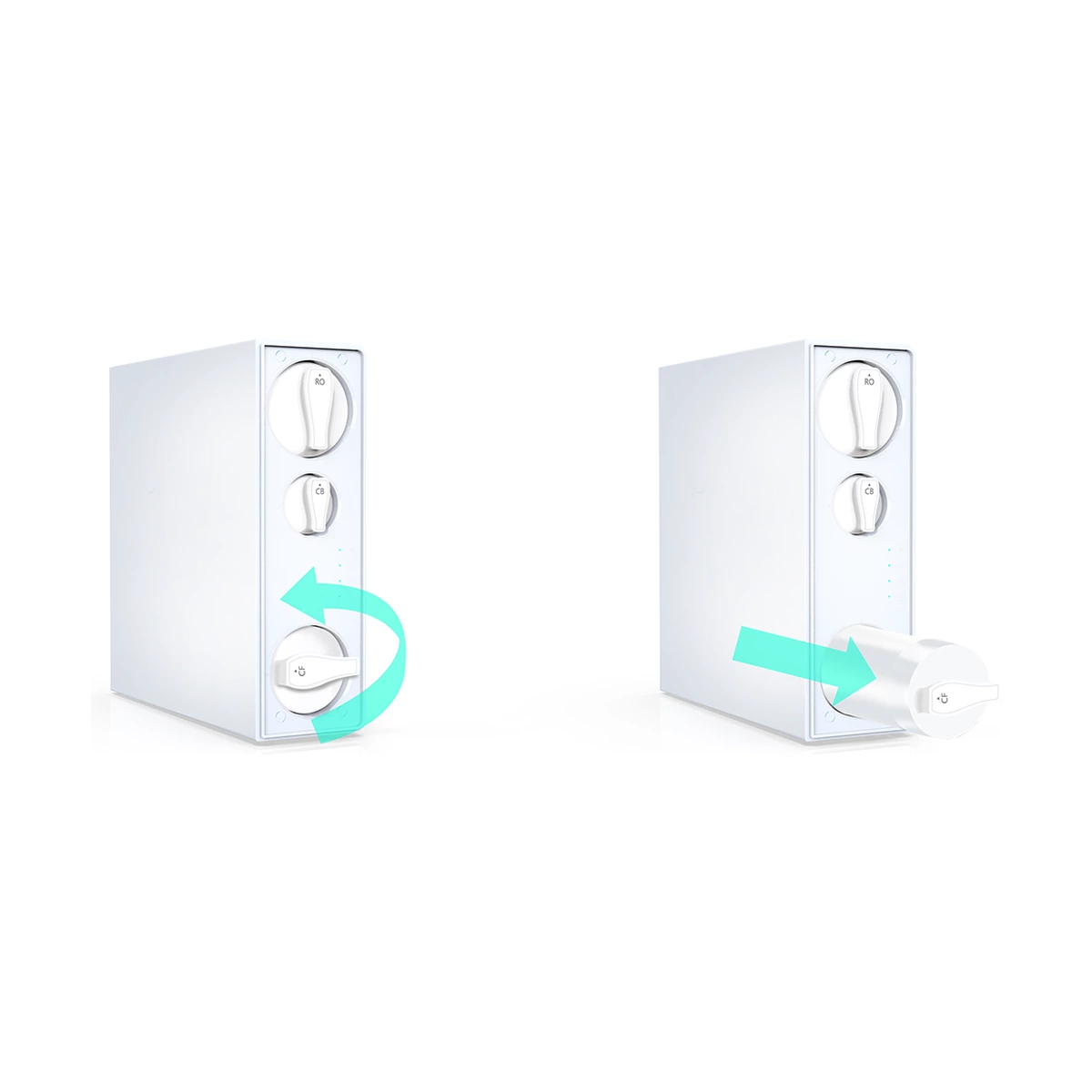 Прямоточный фильтр обратного осмоса Ecosoft CROSS90 без бака, 90 л/ч, 600 GPD, smart-кран