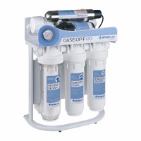 Система зворотного осмосу Atlas Filtri OASIS DP-F PUMP-UV з УФ лампою, насосом та мінералізатором на каркасі