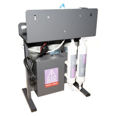 Система обратного осмоса Atlas Filtri OASIS DP-F SANIC PUMP 50 GPD с насосом и минерализатором на каркасе