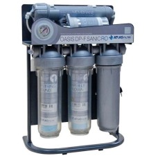 Система зворотного осмосу Atlas Filtri OASIS DP-F SANIC PUMP з насосом та мінералізатором на каркасі