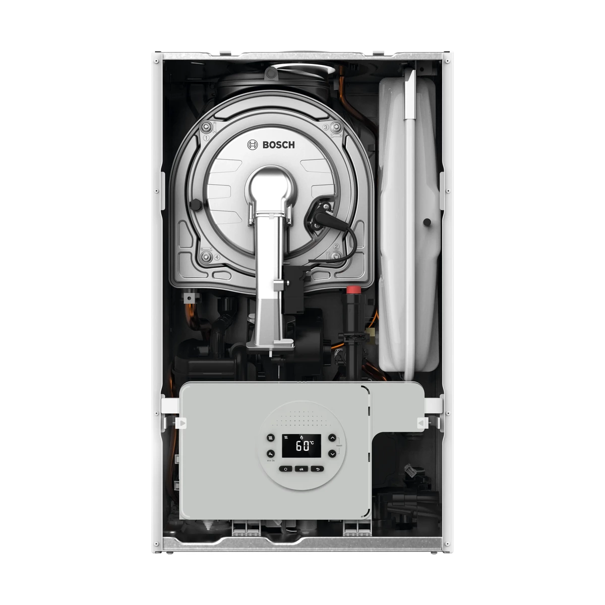 Газовый котел Bosch Condens 1200 W GC1200W 24 C 23 конденсационный двухконтурный, 24 кВт, ГВС 11,1 л/мин
