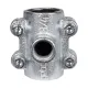 Хомут-врізка в трубу GEBO ANB 1 1/2" x 3/4" (DN40) для сталевої труби 48,3 мм, відвід Rp 3/4"