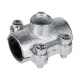 Хомут-врізка в трубу GEBO ANB 1/2" x 1/2" (DN15) для сталевої труби 21,3 мм, відвід Rp 1/2"