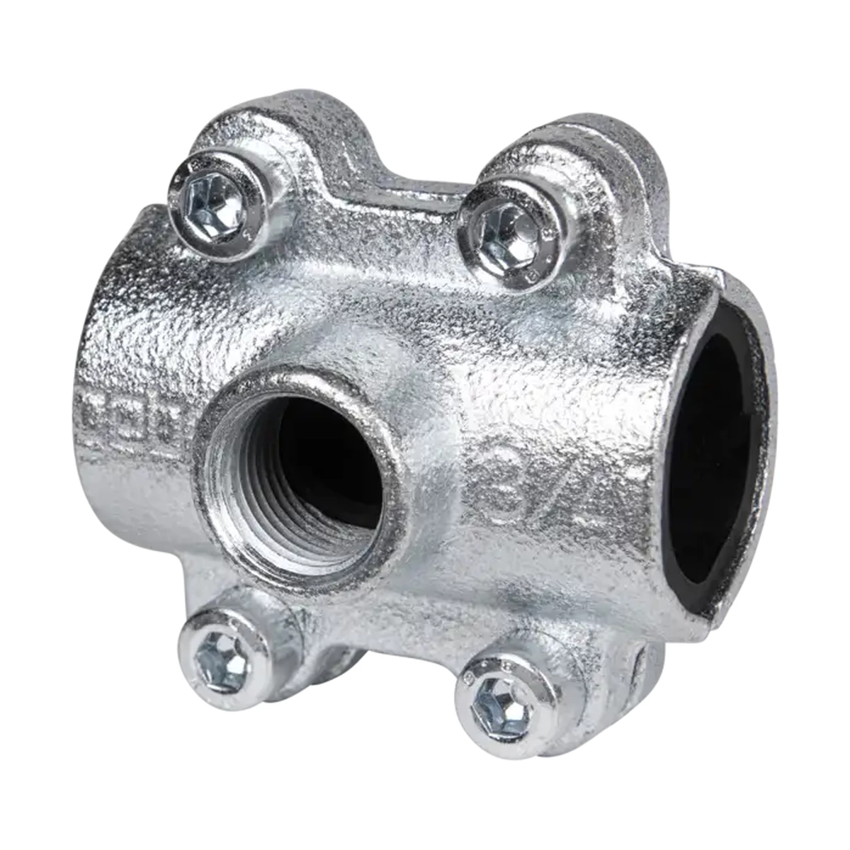 Хомут-врізка в трубу GEBO ANB 1" x 1/2" (DN25) для сталевої труби 33,7 мм, відвід Rp 1/2"