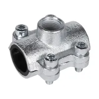 Хомут-врізка в трубу GEBO ANB 3/4" x 1/2" (DN20) для сталевої труби 26,9 мм, відвід Rp 1/2"