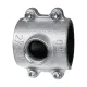 Хомут-врізка в трубу GEBO ANB 3" x 2" (DN80) для сталевої труби 88,9 мм, відвід Rp 2"