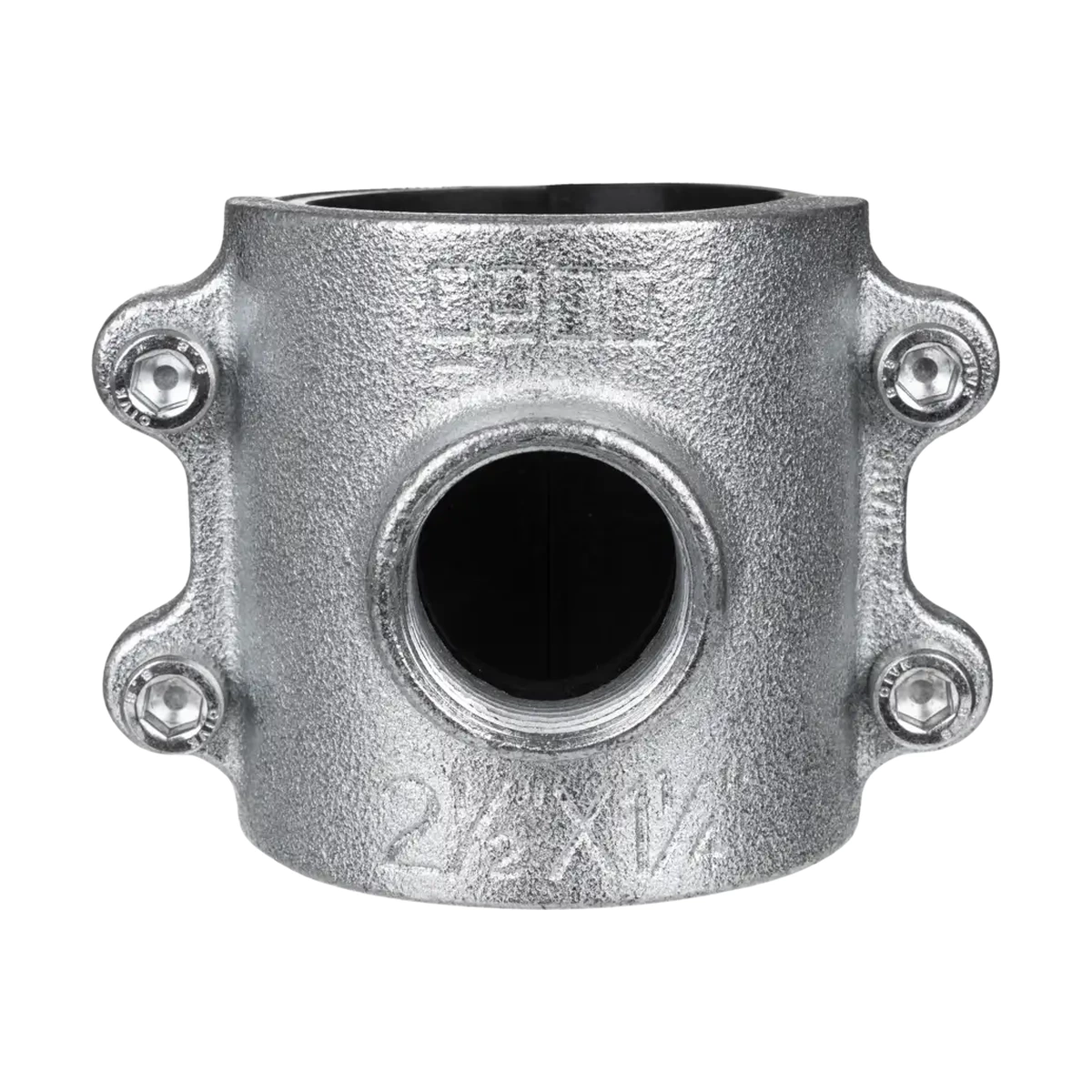 Хомут-врізка в трубу GEBO ANB 4" x 1 1/4" (DN100) для сталевої труби 114,3 мм, відвід Rp 1 1/4"