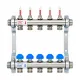 Колектор теплої підлоги Watts HKV2013AF VA05 з витратомірами 5 контурів