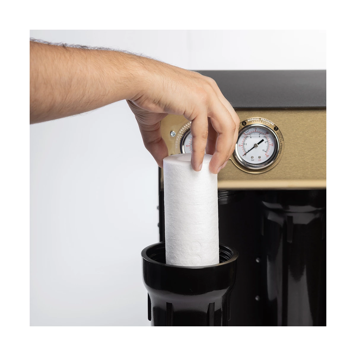 Фильтр обратного осмоса для кофемашин Ecosoft RObust COFFEE 75 л/ч с минерализацией по стандарту SCA