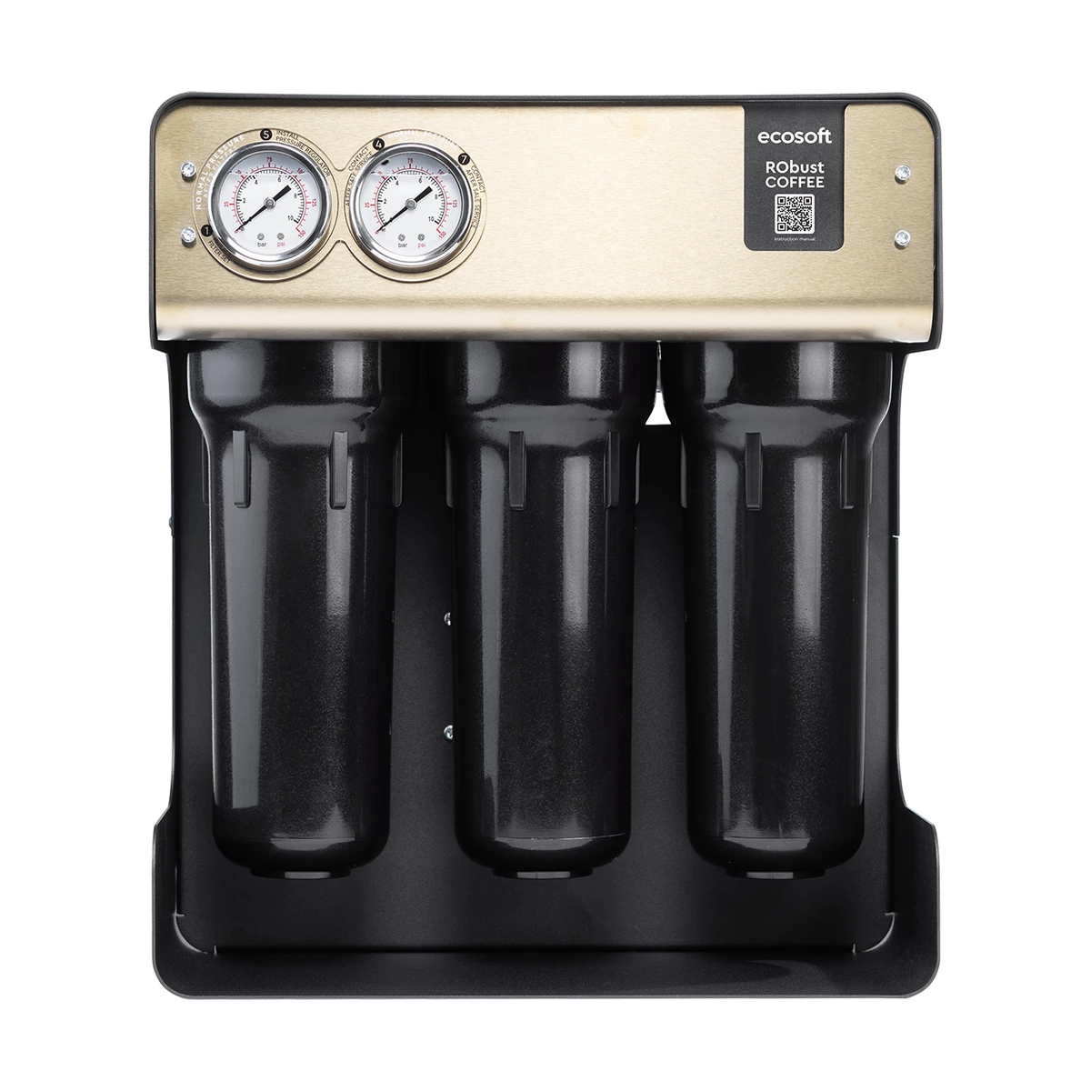 Фильтр обратного осмоса для кофемашин Ecosoft RObust COFFEE 75 л/ч с минерализацией по стандарту SCA