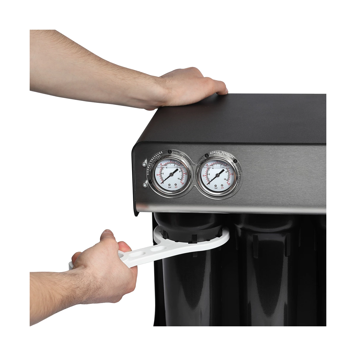 Коммерческий фильтр обратного осмоса Ecosoft RObust 1500ECO до 100 л/ч для кафе, гостиниц и ресторанов