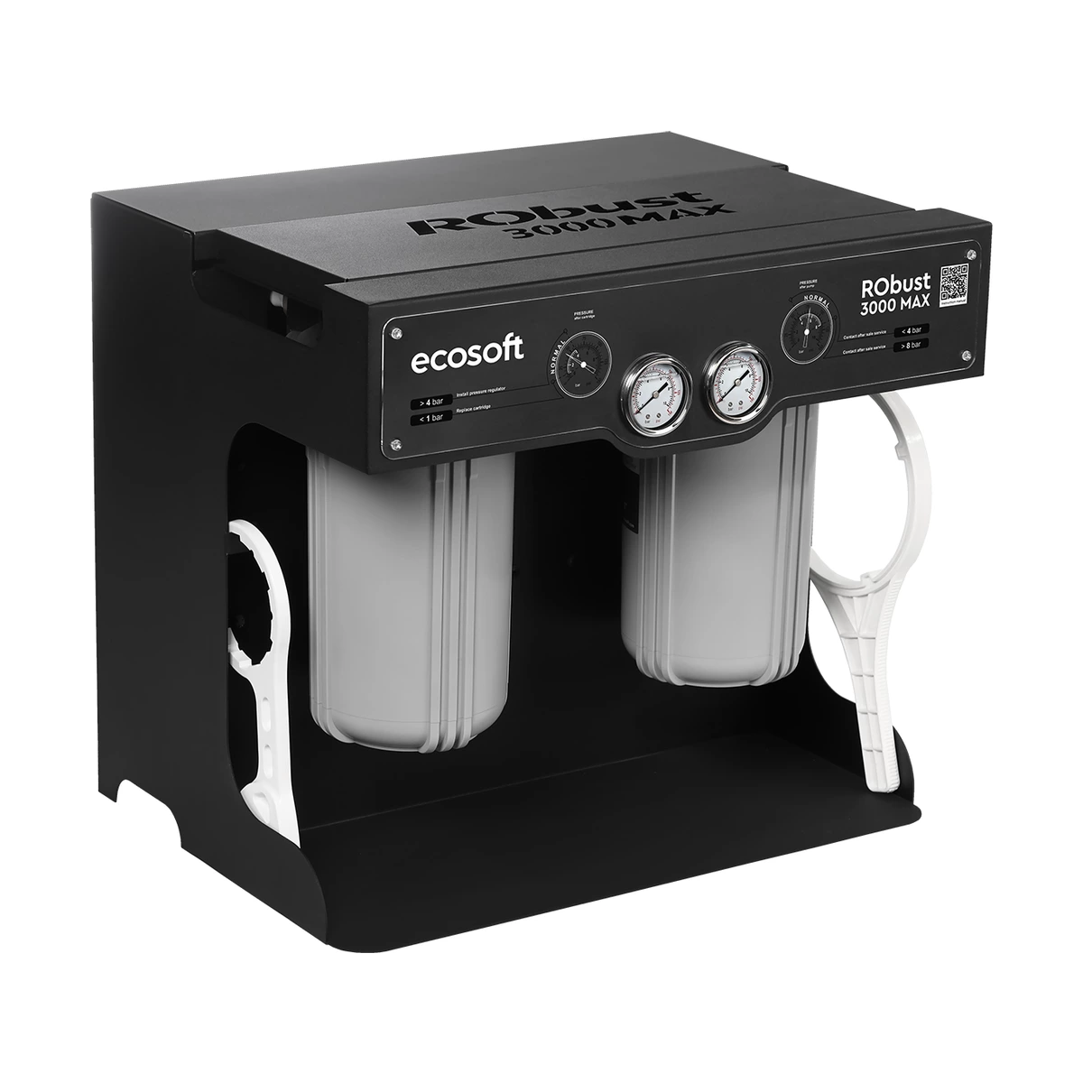 Коммерческий фильтр обратного осмоса Ecosoft RObust 3000MAX до 160 л/ч, 2 мембраны, для ресторанов