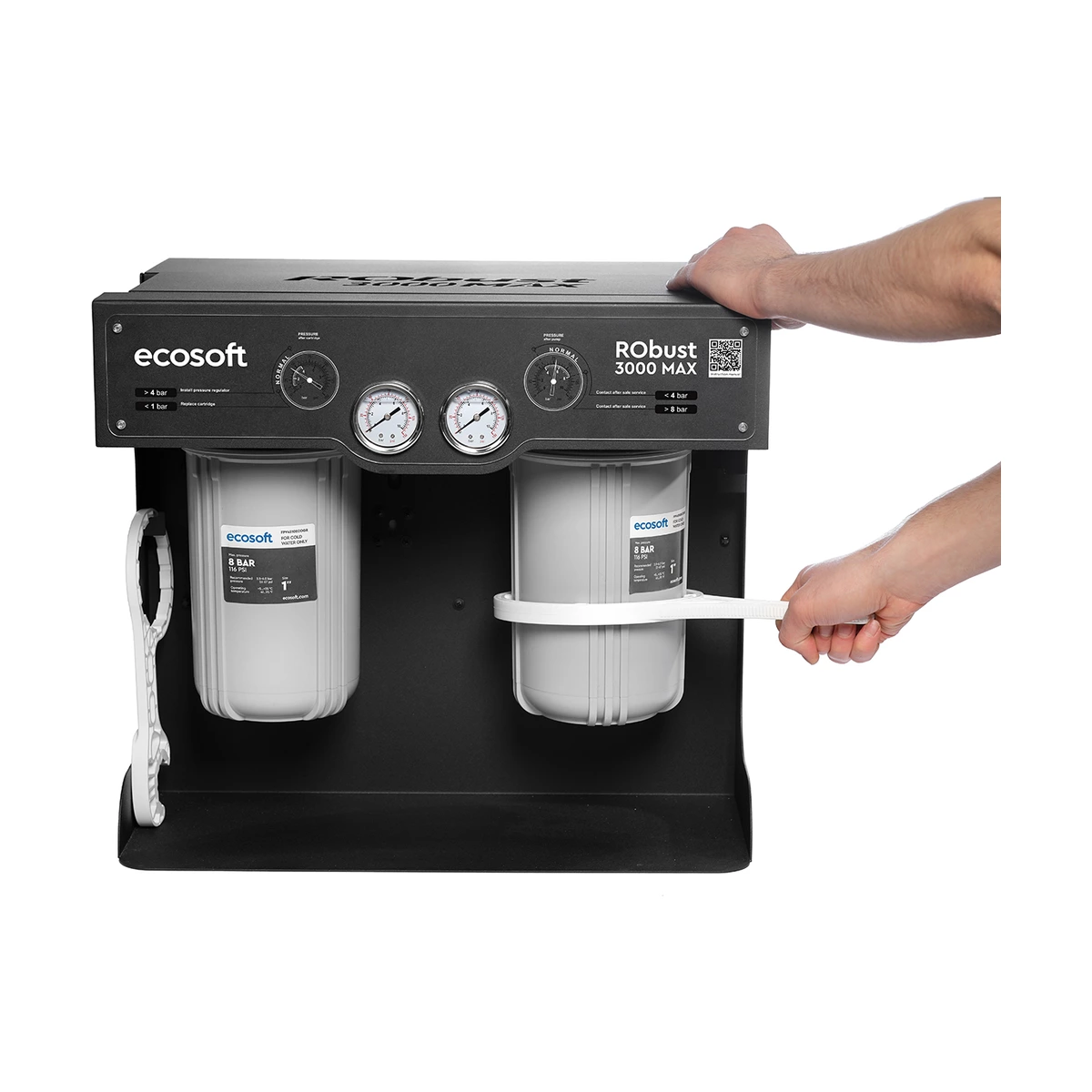 Коммерческий фильтр обратного осмоса Ecosoft RObust 3000MAX до 160 л/ч, 2 мембраны, для ресторанов