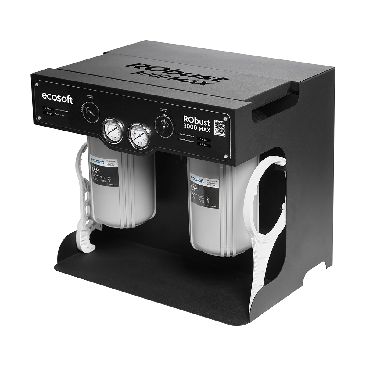Коммерческий фильтр обратного осмоса Ecosoft RObust 3000MAX до 160 л/ч, 2 мембраны, для ресторанов