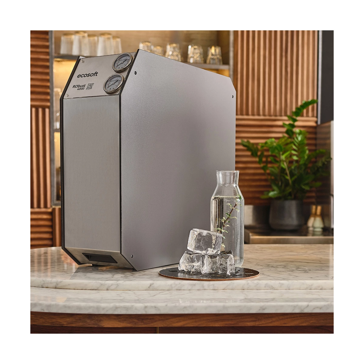 Коммерческий фильтр обратного осмоса Ecosoft RObust 4000 до 180 л/ч, 2 мембраны, для профессиональных кухонь