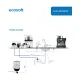 Коммерческий фильтр обратного осмоса Ecosoft RObust Mini до 60 л/ч, без бака, для кофейни и офиса