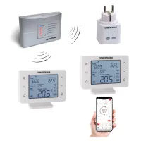 Комплект COMPUTHERM №2 для теплої підлоги, котла і насоса, 2 зони, Wi-Fi