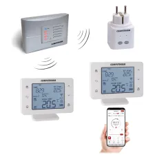 Комплект COMPUTHERM №2 для теплої підлоги, котла і насоса, 2 зони, Wi-Fi