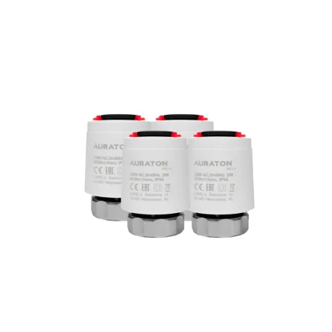 Контроллер теплого пола Auraton Multizone Controller SMART с 4 сервоприводами