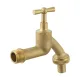 Кран шаровой поливочный 1/2" Raftec GOLD GKP01 DN15 PN16 со штуцером для шланга