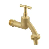 Кран кульовий поливальний 1/2" Raftec GOLD GKP01 DN15 PN16 зі штуцером для шланга