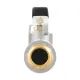 Кран шаровой муфтовый 1 1/2" ВР-НР ручка Raftec BLACK DRH51 DN40 PN30 латунь никелированная