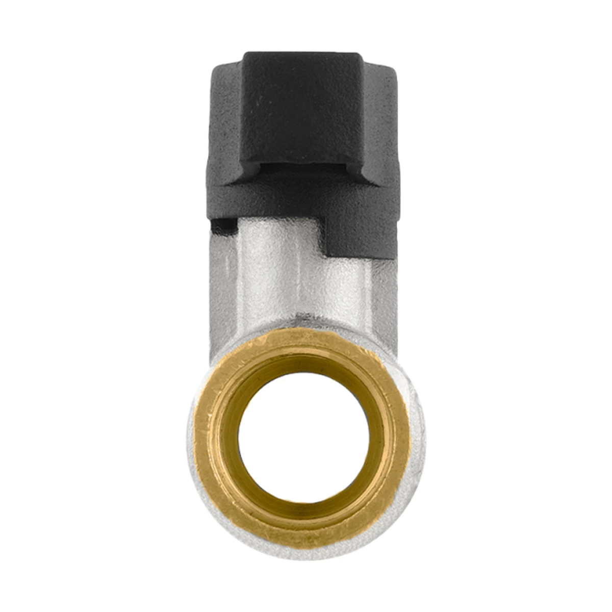 Кран шаровой муфтовый 1/2" ВР-ВР бабочка Raftec GOLD GRDV011 DN15 PN64 латунь никелированная