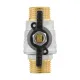 Кран шаровой муфтовый 1" НР-НР бабочка Raftec BLACK DRB3131 DN25 PN40 латунь никелированная