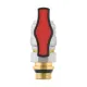 Кран кульовий з американкою кутовий 1/2" ВР-ЗР Raftec GOLD GRDA01 DN15 PN64 латунь нікельована