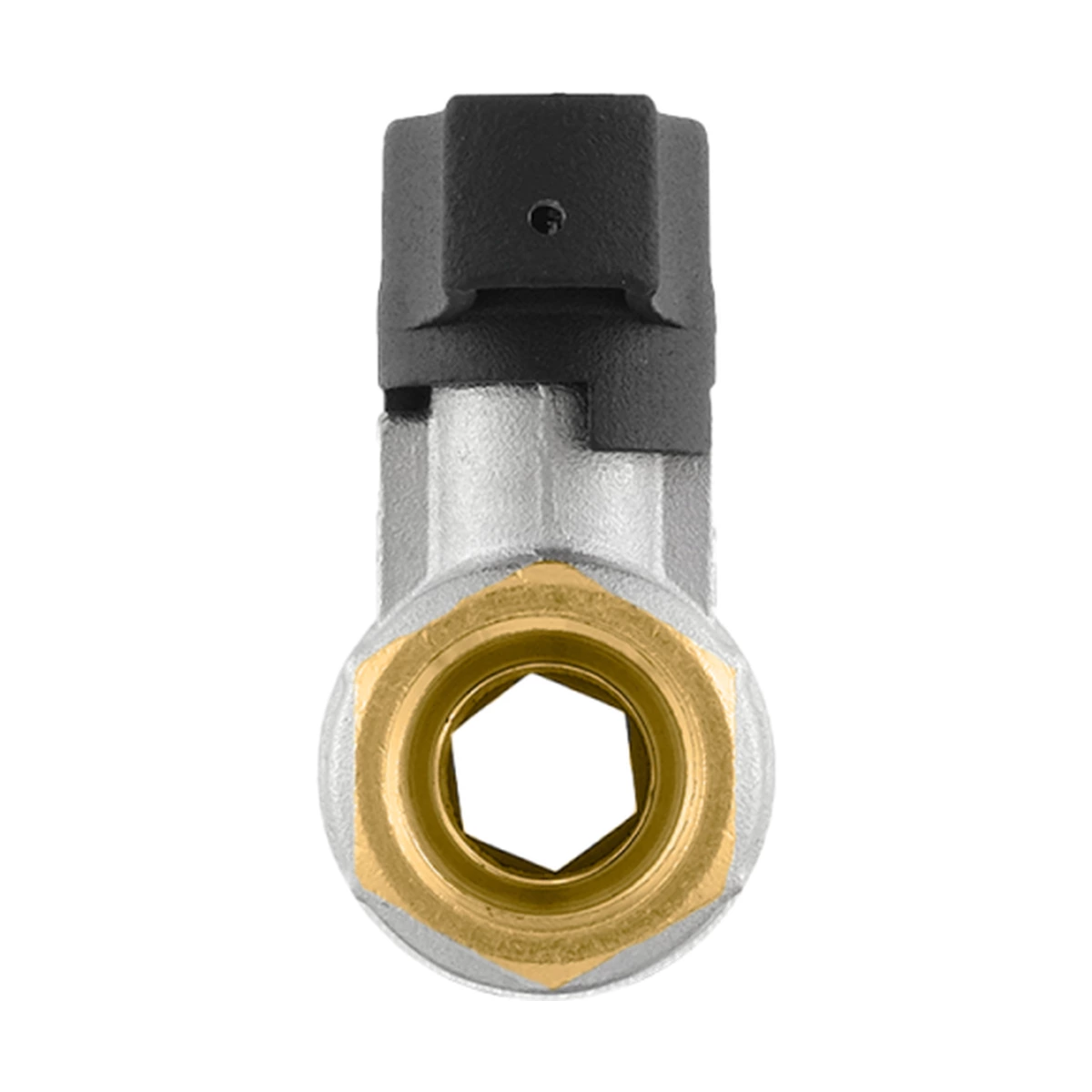 Кран кульовий з американкою прямий 1/2" ВР-ЗР Raftec GOLD GRDS01 DN15 PN64 латунь нікельована