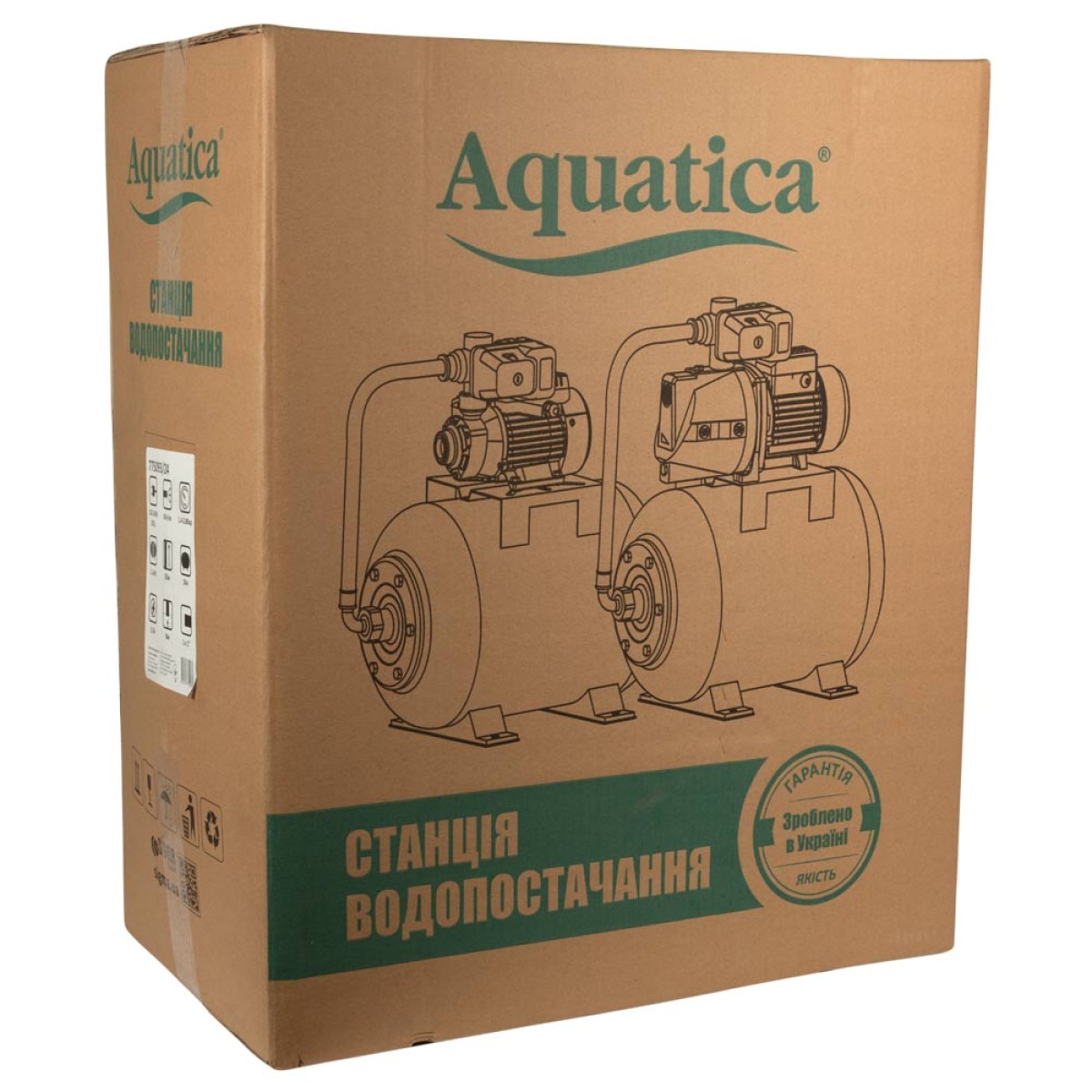 Насосная станция Aquatica JETa100 24 л самовсасывающая 1,1 кВт 55 м