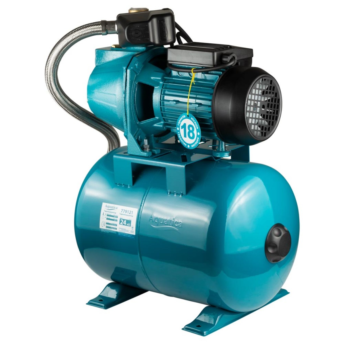 Насосная станция Aquatica JETa100 24 л самовсасывающая 1,1 кВт 55 м