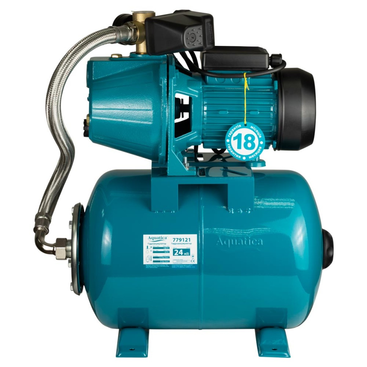Насосная станция Aquatica JETa100 24 л самовсасывающая 1,1 кВт 55 м