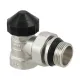 Клапан радиаторный термостатический угловой 3/4" ВР-НР M30x1.5 Raftec KPT21 DN20 PN10 Kvs 1,26 м³/час