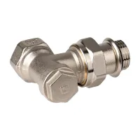 Клапан запірний радіаторний Resideo Verafix-E V2430E0015A DN15 1/2" кутовий Kvs 1,7