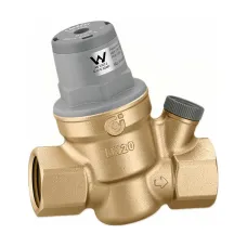 Редуктор давления горячей воды Caleffi 5335H 533545H 1/2″ ВР, компактный, до 80 °C, 1-6 бар, под манометр
