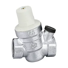 Редуктор давления воды Caleffi 5334 533441 1/2″ ВР, компактный наклонный, 1-6 бар, под манометр