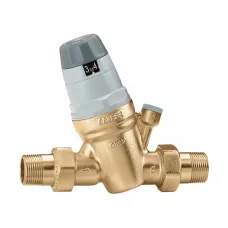 Редуктор давления воды Caleffi 5350 535090 2″ с американками, шкала 1-6 бар, под манометр